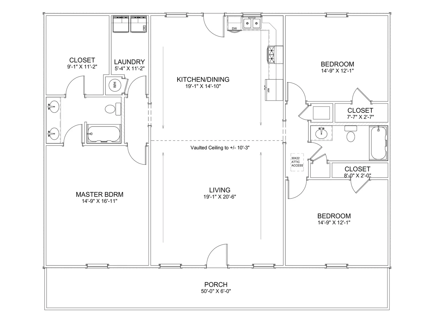 The Heritage (Plan #10) floor plan diagram