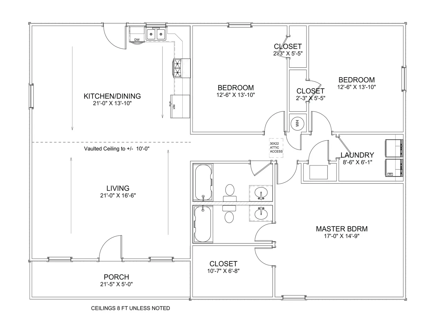 The Broadfield (Plan #11) floor plan diagram