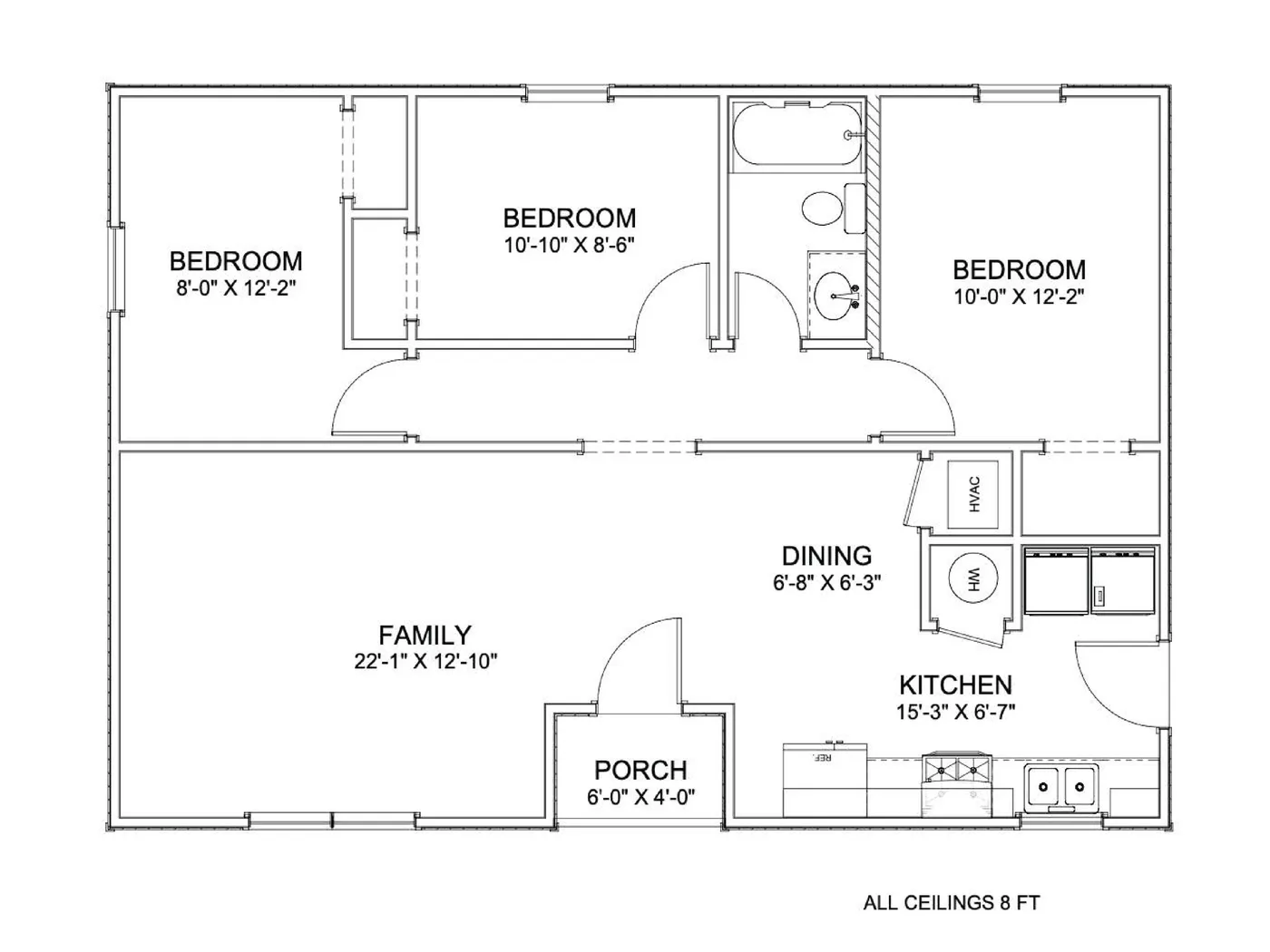 The Homestead (Plan #19) floor plan diagram