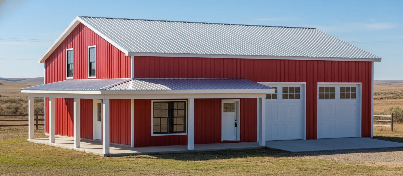 The Shopside (Plan #22) — 3 bed/2 bath, 1536 sq ft wood-framed house kit, exterior view