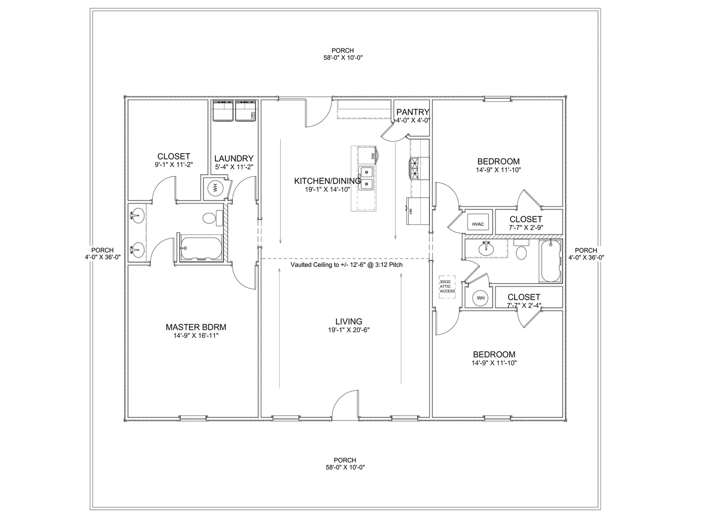 The Creekside (Plan #27) floor plan diagram