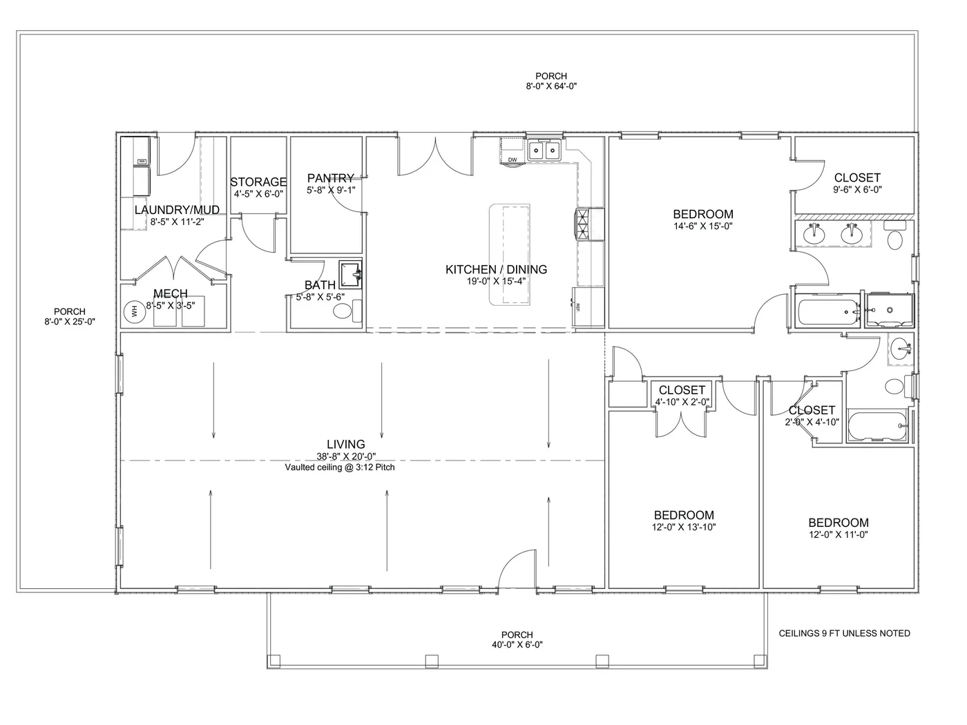 The Ranchland (Plan #29) floor plan diagram