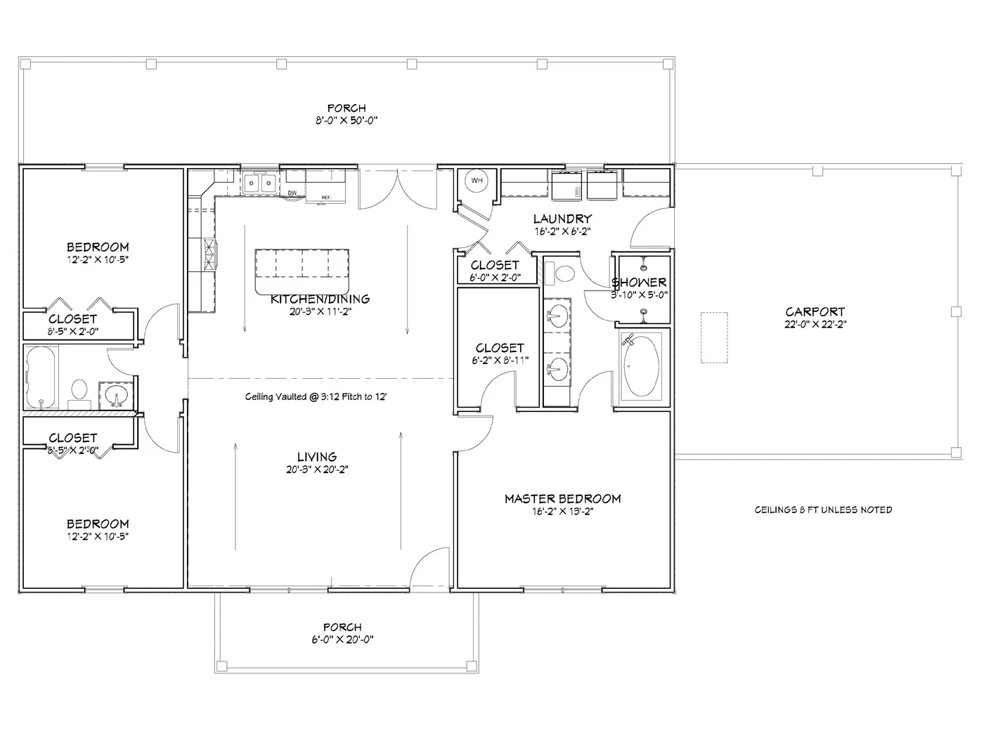 The Harvest (Plan #31B) floor plan diagram