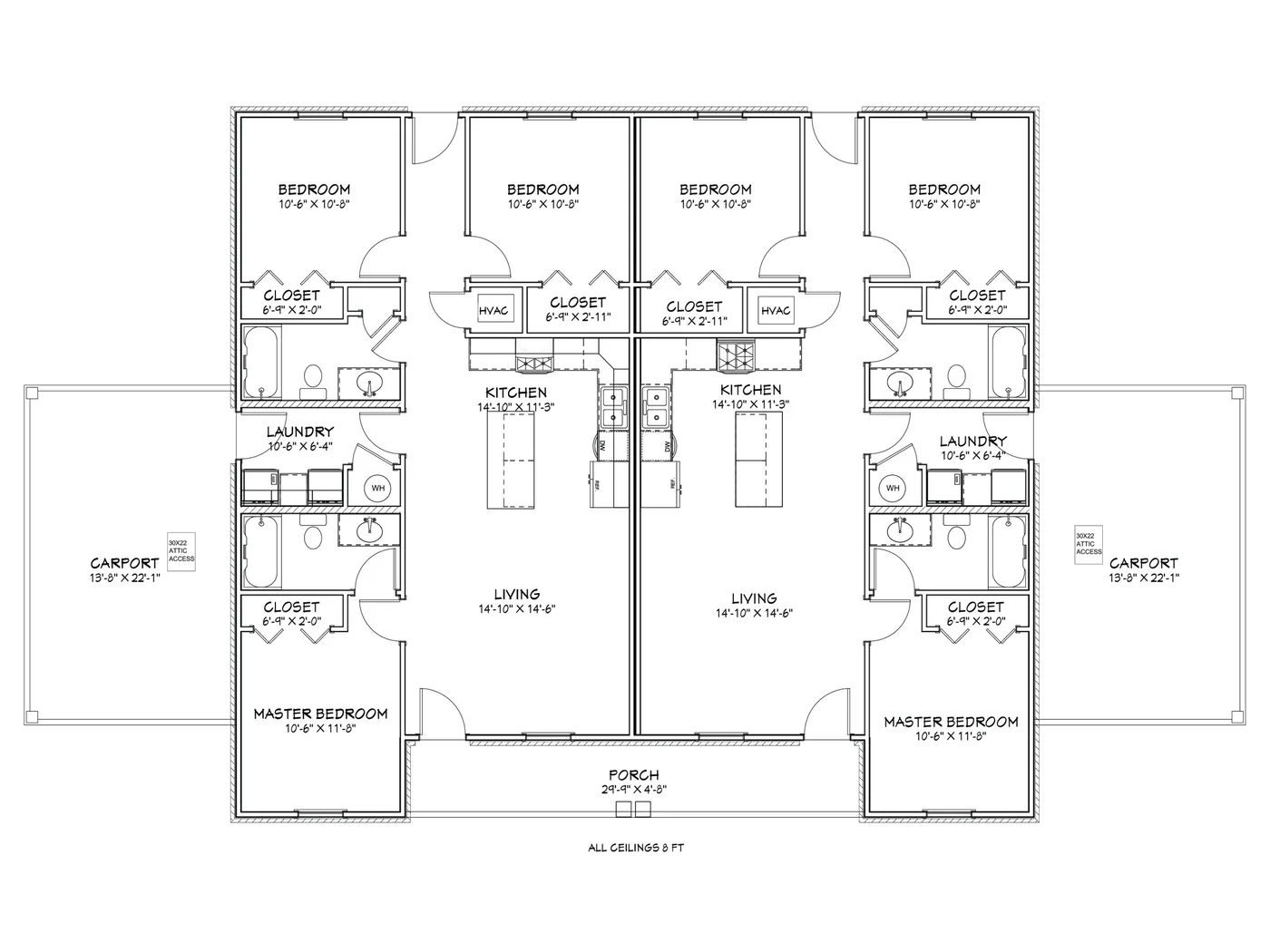 The Compound (Plan #33) floor plan diagram