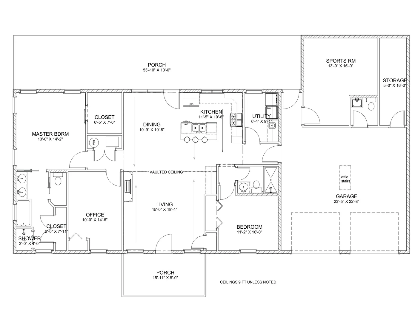 The Barndo (Plan #35) floor plan diagram