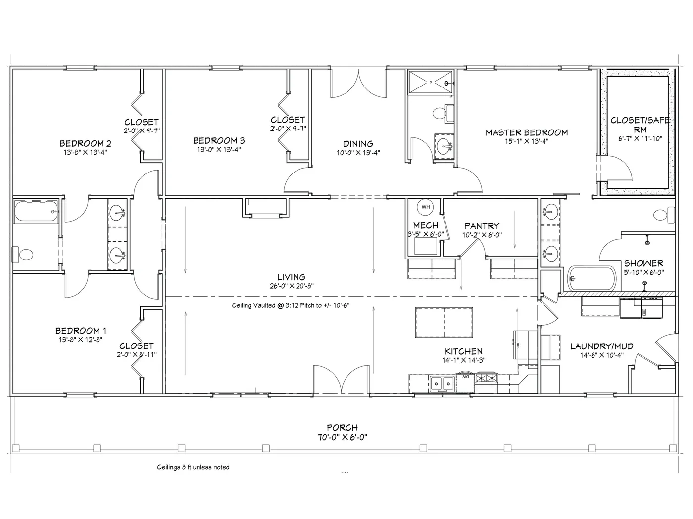 The Estate (Plan #39) floor plan diagram