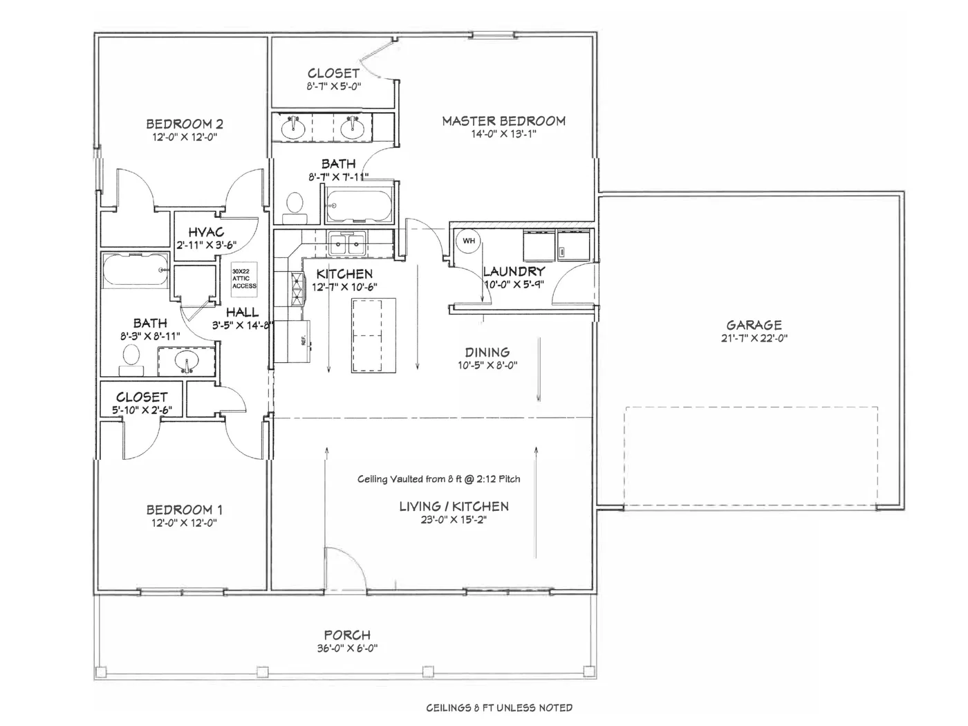 The Wrangler (Plan #47) floor plan diagram