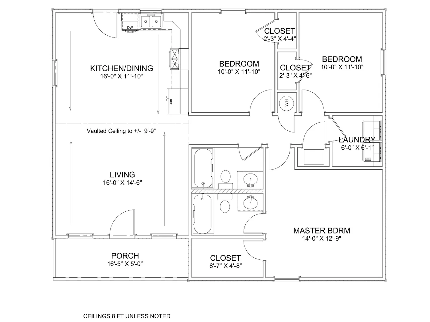 The Meadow (Plan #49) floor plan diagram