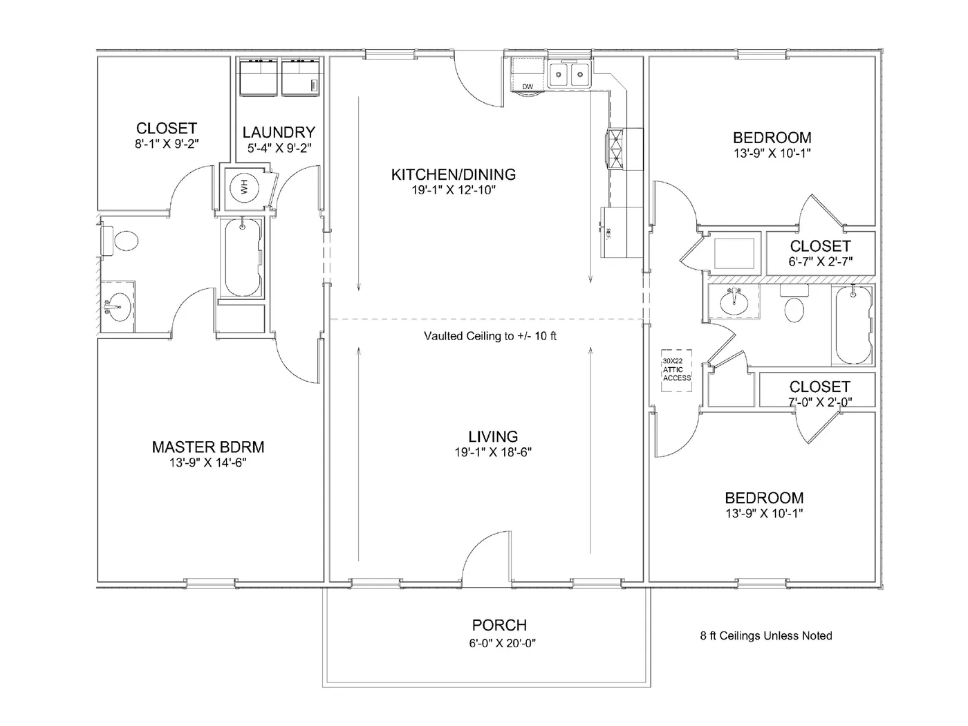 The Longview (Plan #5) floor plan diagram
