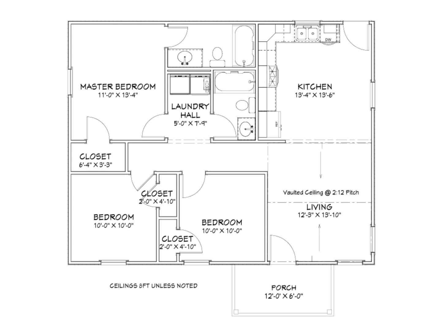 The Orchard (Plan #52B) floor plan diagram