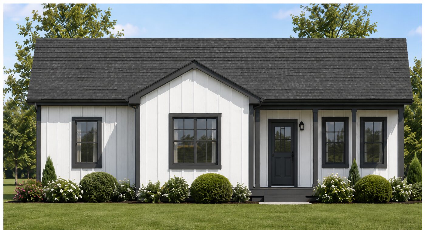 Dogwood modular home — front elevation