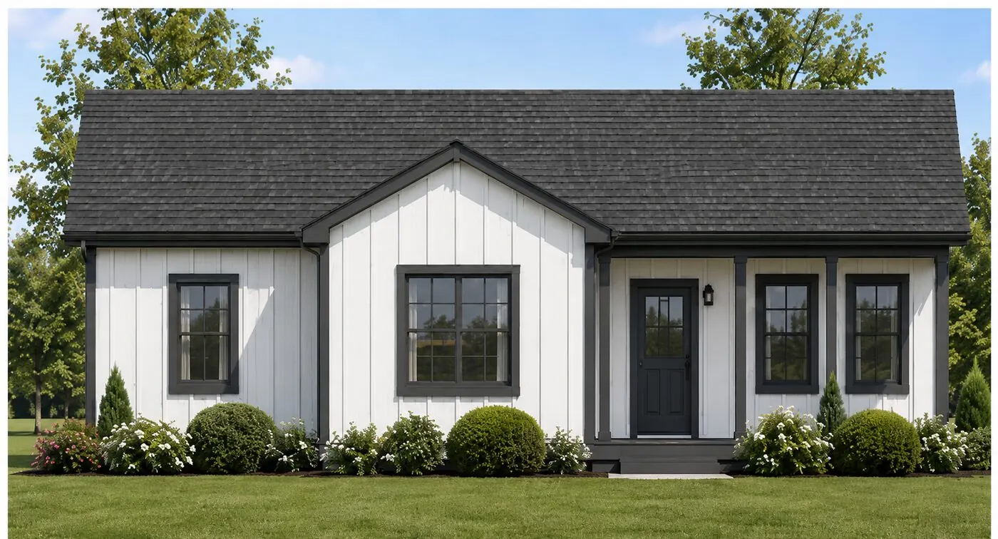 Dogwood modular home — front elevation