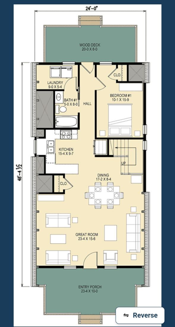 The Apache floor plan