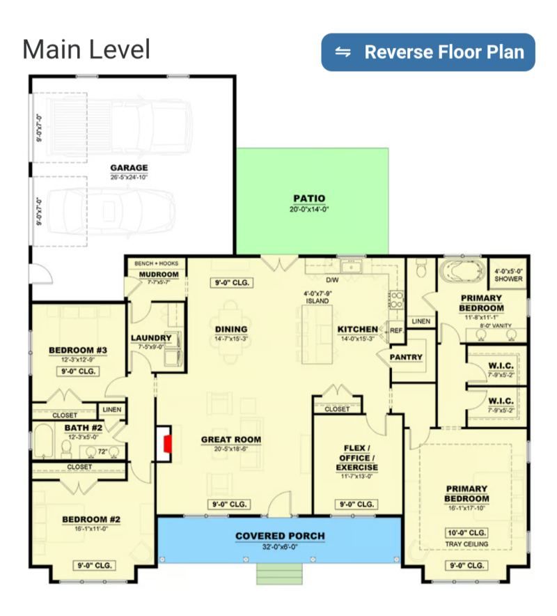 The Camille floor plan