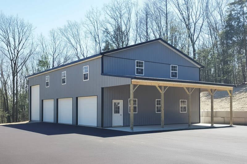The Ole 49er pole barn, exterior