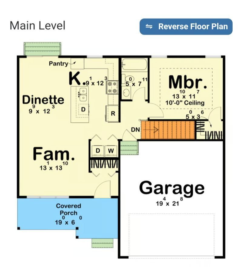 The Omaha floor plan