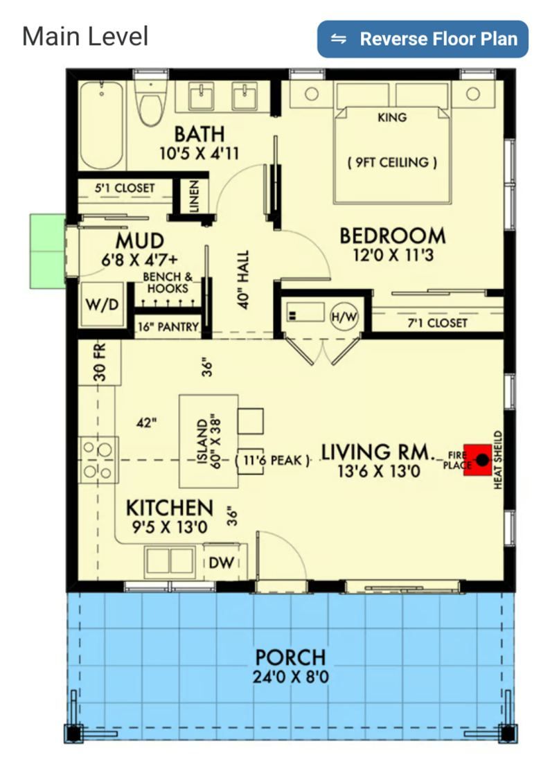 Southern Charms floor plan
